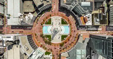 Photo of Monument Circle in Indianapolis